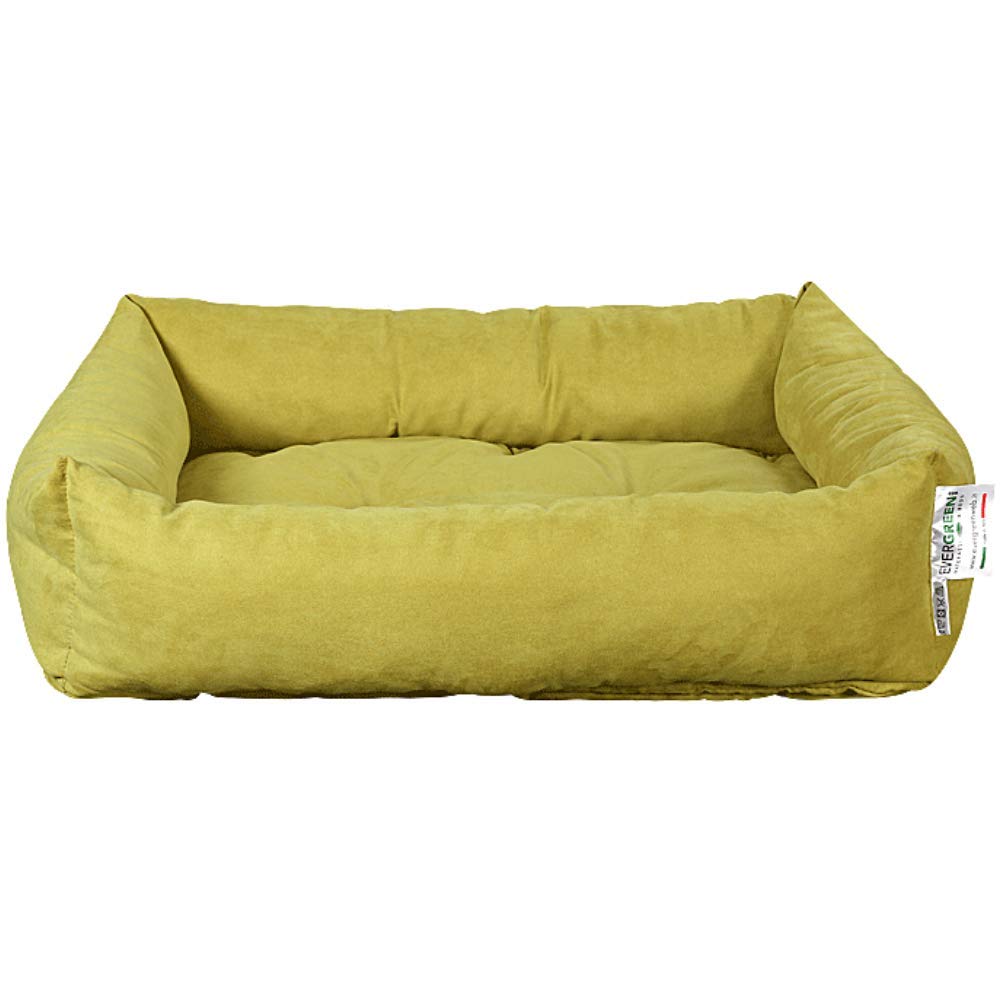 evergreenweb – Cama para perros 45 x 65 cm de tamaño pequeño, Relleno de Lazo Water Foam efecto pluma Suave lavable, caseta de interiores con cojín desenfundable, colchón para animales Domésticos, Rex