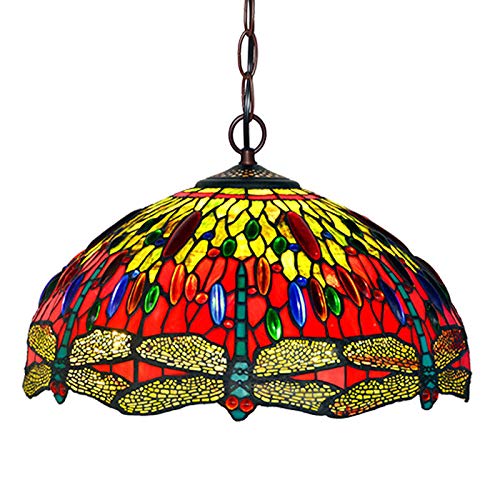 Suspension Tiffany libellule luminaire chic pour un cadeau d'anniversaire mémorable