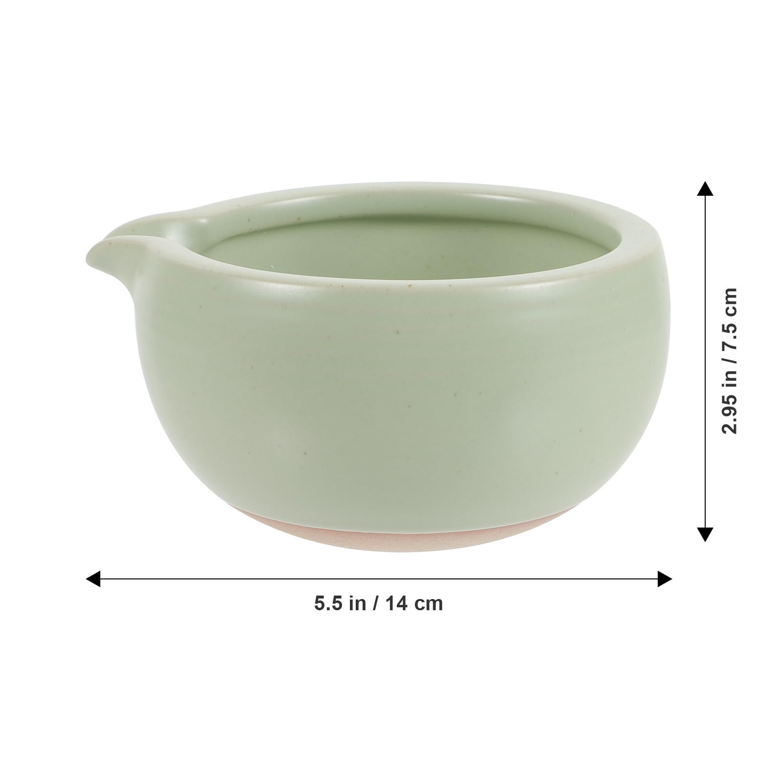 Keramik Teeschale mit Ausguss 525ml für Teezeremonie