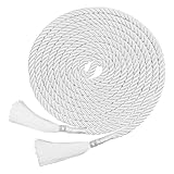 OLYCRAFT corde de Cincture du clergé corde du clergé avec Costume de gland cordes de taille tressées cordes Robe prêtre moine accessoires de Costume pour Cosplay cérémonielles Robes Alba