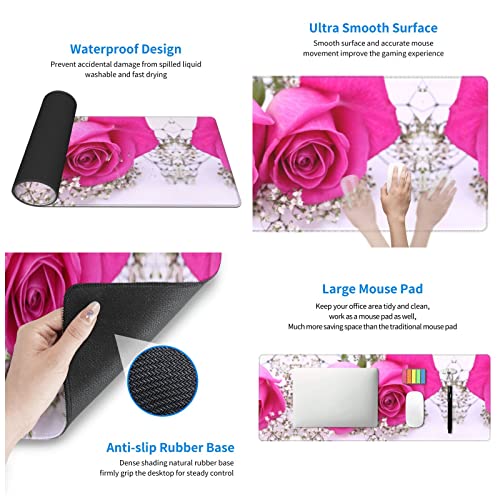 Tapis de souris grand format imperméable contre les taches - 3
