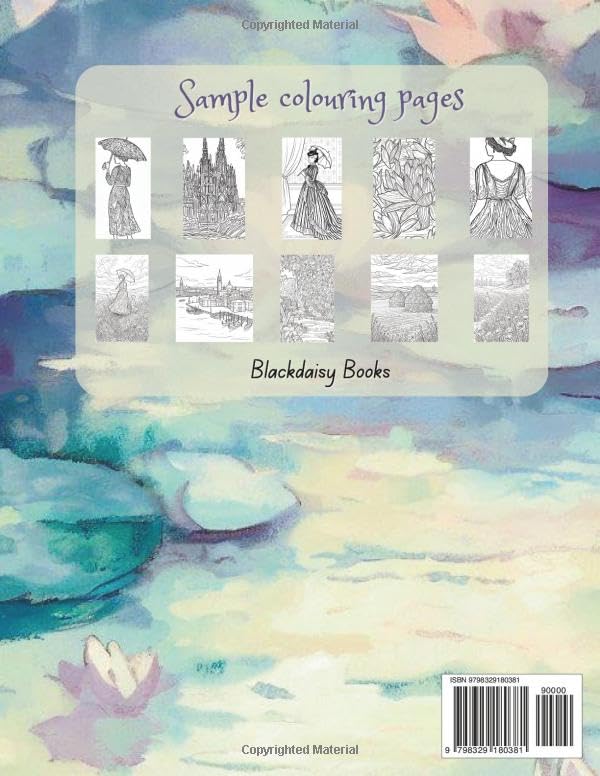 Artistic Painting Coloring Book: Inspired by Claude Monet image 3