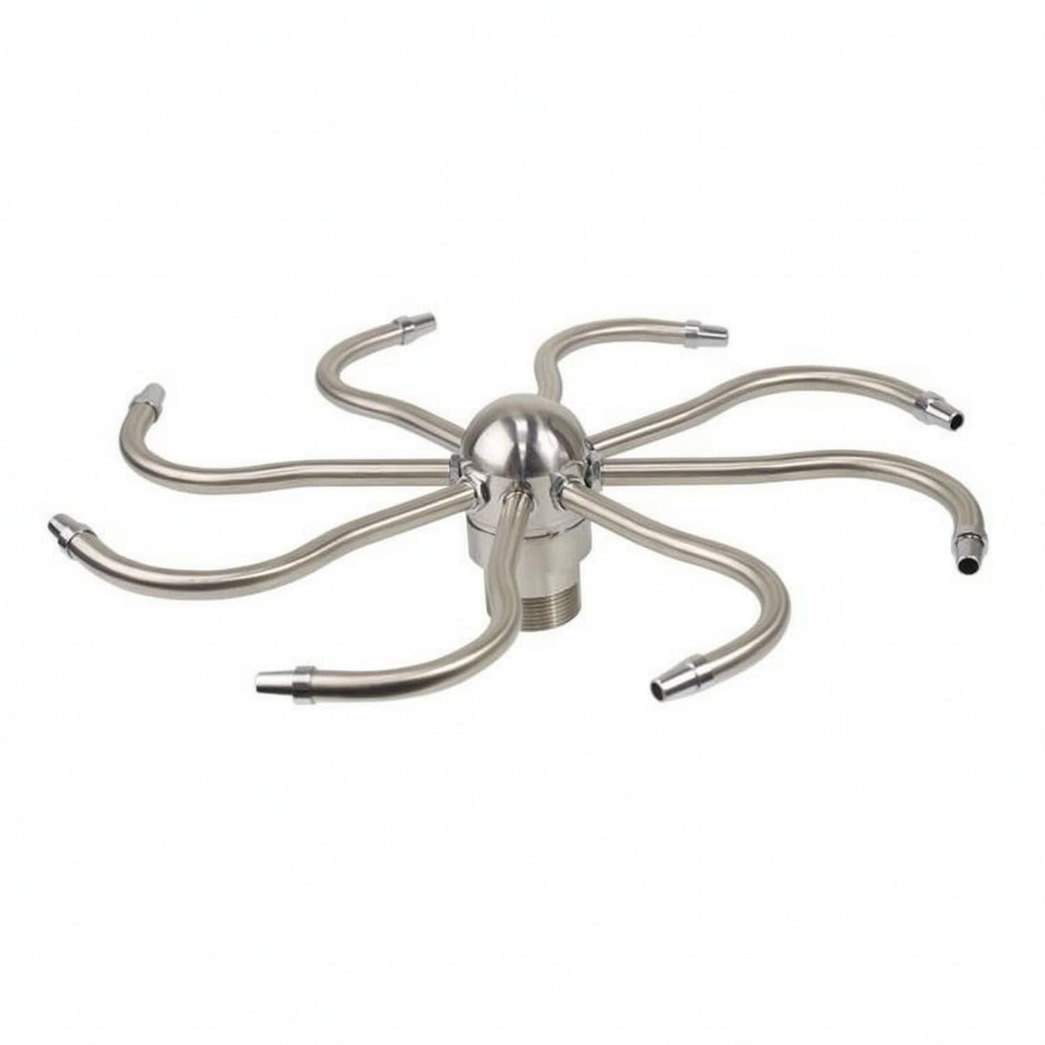 Stainless Steel Rotating Fountain Nozzle Radial Water Wheel Nozzle Decorative Water Spray Head Rust-Resistant for Pond, Landscape, Pool, 1.5 Inch, Ss External Thread-image-27