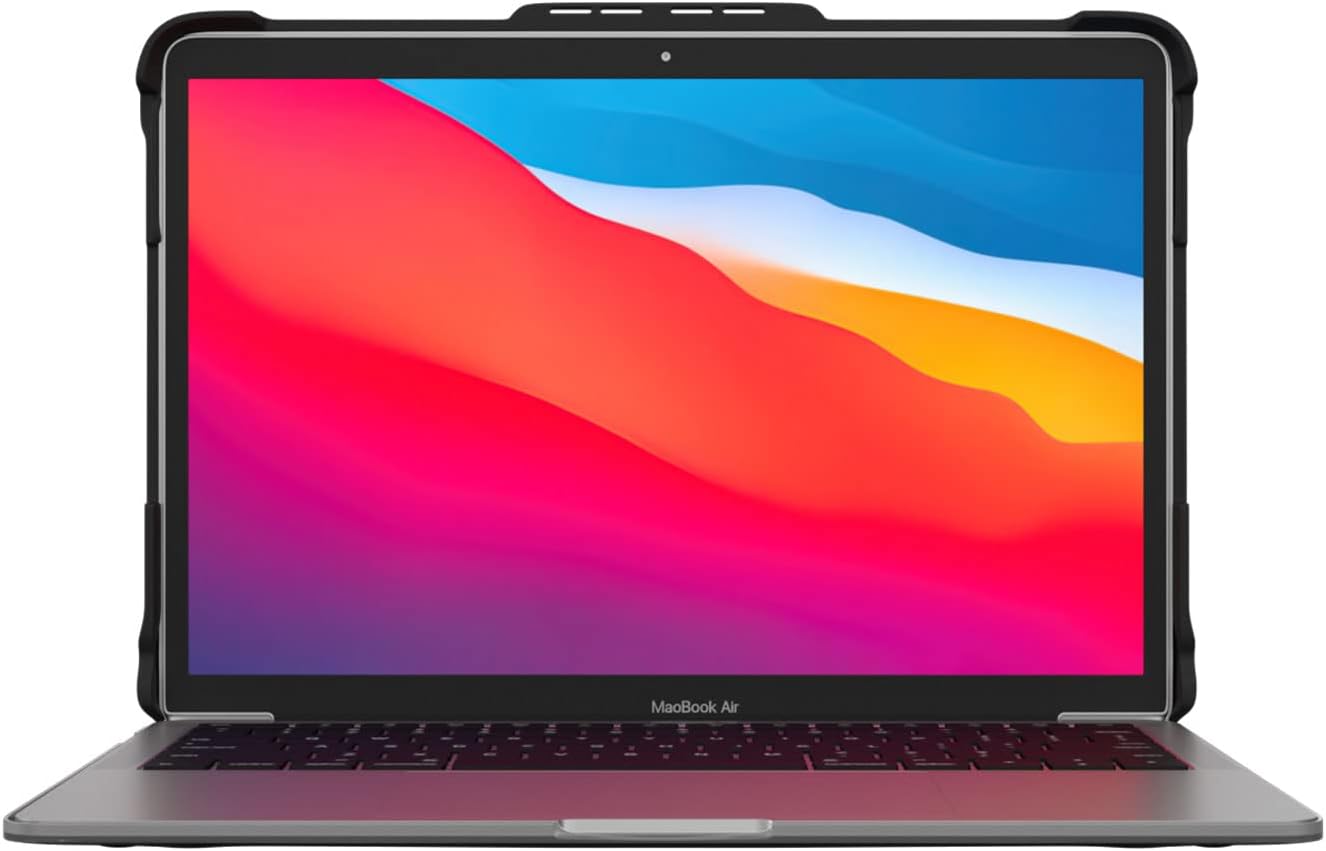MAXCases Extreme Shell-L MacBook Air 13" Case 2018, 2019, 2020 Retina Display with Touch ID - Rugged Heavy Duty Protection