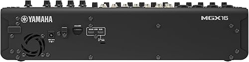 Miniatura 2 de Yamaha MGX16 - Consola de mezcla digital de 22 canales, interfaz de audio dual USB-C, incluye Cubase Al, WaveLab Cast LE, Basic FX Suite y paquete