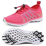 CIOR Kids Water Shoes Boys & Girls Quick Drying Sports Aqua Athletic Sneakers Lightweight Sport Shoes(Little Kid/Big Kid) U1ELJSX005-Pink-33