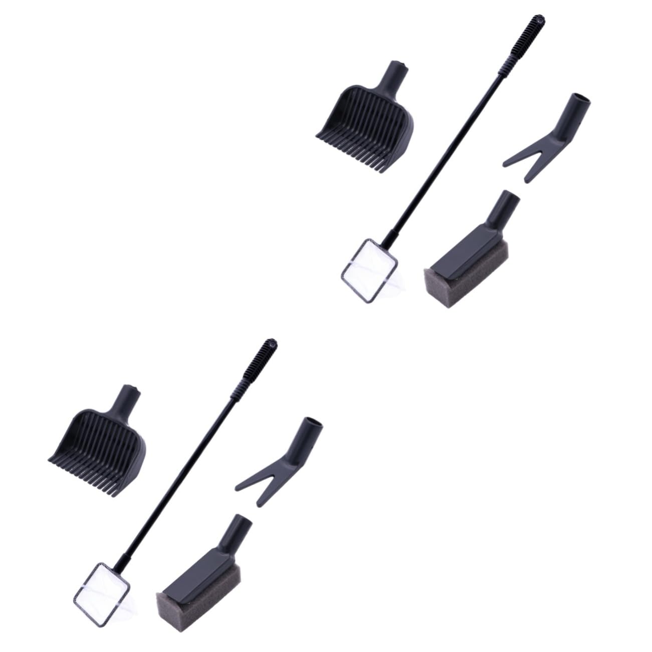 NOLITOY 2pcs 4 1 Fish Tank Cleaning Brush Set Complete Cleaning Kit for Aquariums