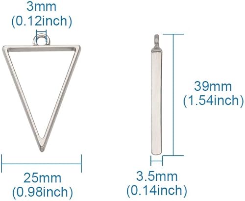 Vista 125 de Dijes de bisel de espalda abierta de estilo surtido, colgantes de marco hueco de metal, dijes de flores prensadas para hacer joyas de resina UV DIY