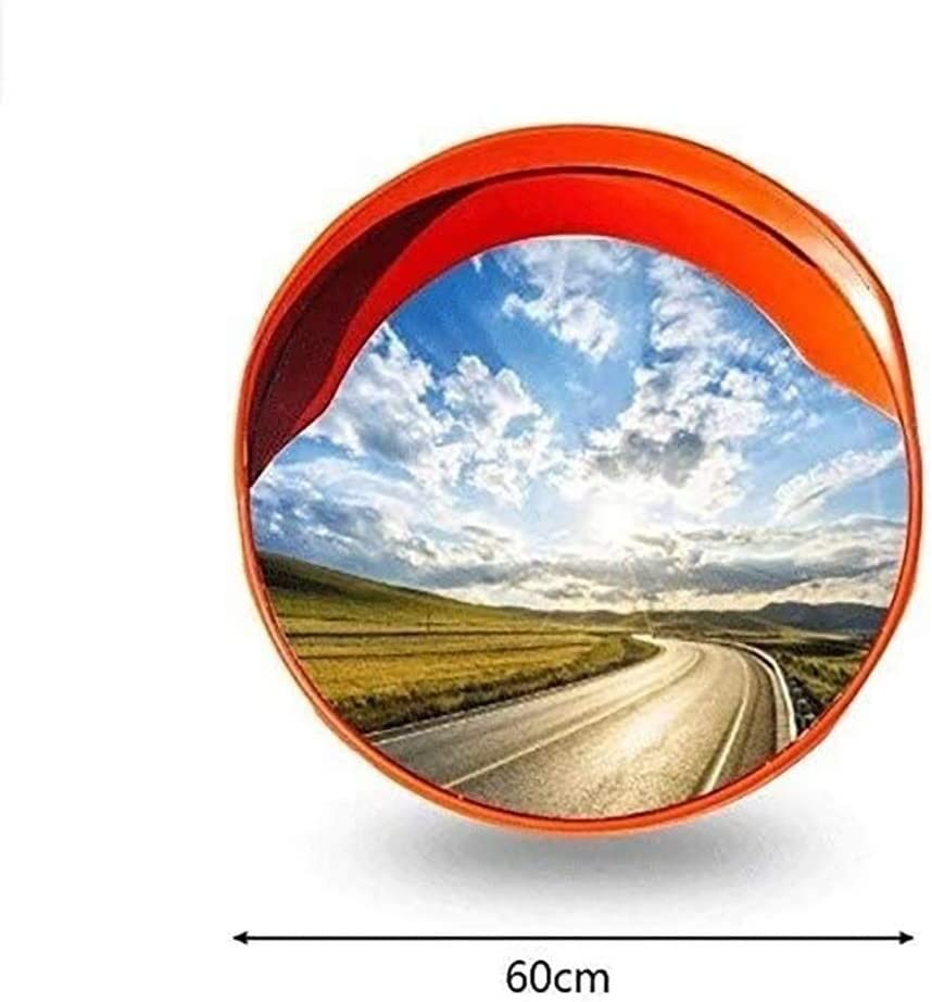 Safety Mirror Convex Mirror, Corner Mirror Blind Spot Panoramic Mirror Monitoring Mirror, Garage, Mountainous Area(80cm)