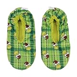 Bioworld Adult Reversible Grinch Slipper Socks-S/M