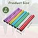 7 Pack Aluminum Relay Batons for Track and Field - Professional Track Batons for Relay Race, Corrosion Resistant & Lightweight for Outdoor Sports, School Events (Assorted Colors)