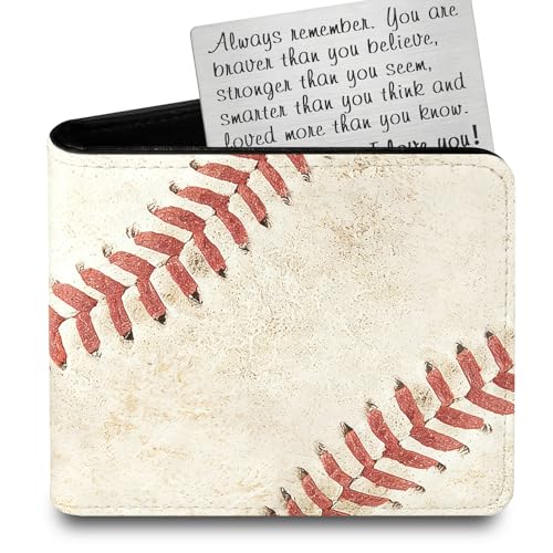 Image of Kids Wallet for Boys, Cool Wallets for Teen Son Ages 4 5 6 7 8 9 10 11 12 13 14 15 16, Leather Bifold Purse with Coin Pocket ID Window, Christmas Birthday Gift for Kid Men Boy Youth Guys