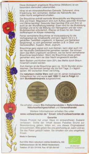 Braunhirse. ganze Körner. keimfähig. glutenfrei (0.5 Kg)