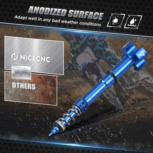 Image of NICECNC Blue Universal Aire /Fuel Mixture Screw Adjuster FCR Carb