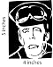 HOT ROD HERMAN Sticker Cut Vinyl Decal