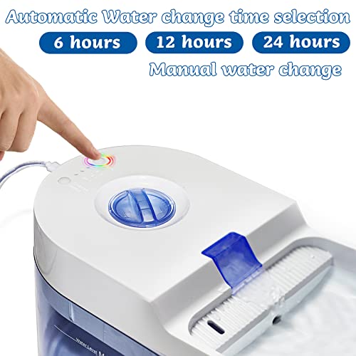 TITIPET Pet Fountain Automatic Cat Water Fountain Dog Water Dispenser for Cats, Dogs, Multiple Pets 61oz/1.8L .Cat… - Image 4