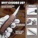 Housolution Wood Carving Kit with Leather Case, 24PCS Wood Carving Tools Whittling Kit Includes Carving Knives Carving Chisels Basswood Blocks Spoon Gloves, Woodworking Tools for Beginners DIY Hobbies
