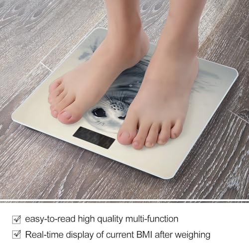 Báscula Digital de Baño con Pantalla LCD y Vidrio Templado miniatura 5