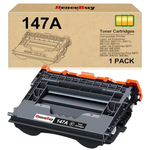 HenceBuy 147A Black Toner Cartridge 1-Pack High Yield with Chip