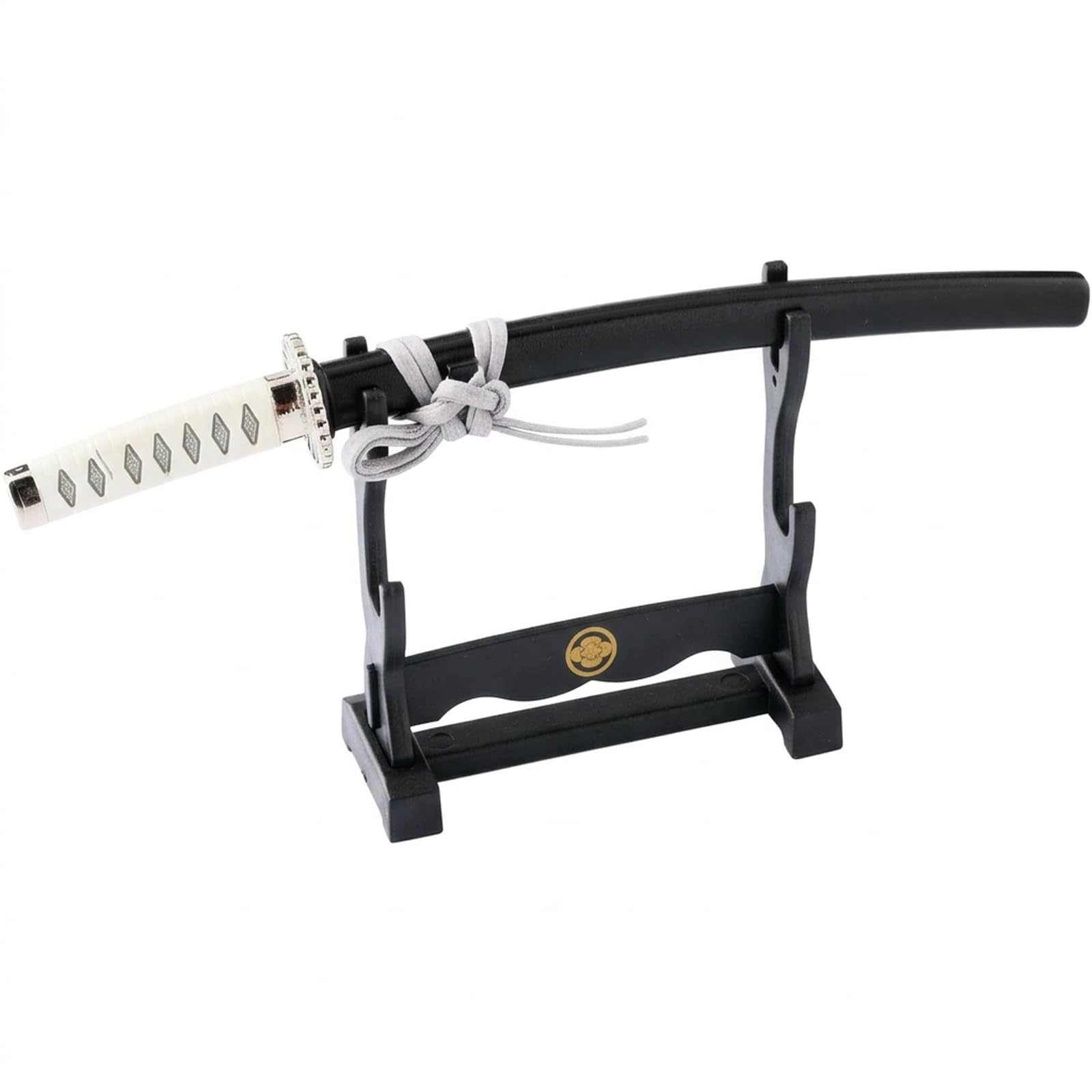 Samurai-Inspired Letter Opener – Made in Seki Japan | Stainless Steel Paper Cutter | Unique Desk Accessory Gift with Display Stand (Okita Souji)