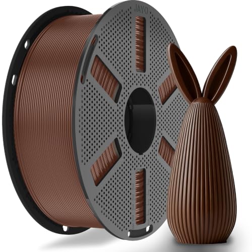 JAYO 1.75mm PLA 3D Printer Filament, 1.1KG Chocolate