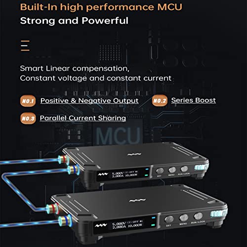Image of Variable DC Power Supply 30V 5A,MDP-P906 Mini Digital Programmable Adjustable Linear Laboratory Power, Support Firmware Upgrade