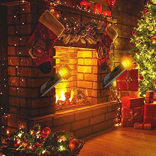 Red Torch Lamp With Wall Mountable,11 Inch Led Night Light,Usb Rechargeable Mounts To The Wall Or Handheld For Nightstand Lamp,For Costume Cosplay, Kid's Bedroom Living Room Gaming Room(Orange)) #TOP5