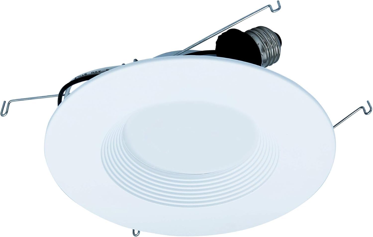 Retrofit Recessed Lighting Fixture with Integrated LED Light, 5/6", 5 Color Temperature, Dimmable Baffle Trim Downlight, 14 Watt, 1200 Lumens, Easy Install, ES Qualified, UL Listed (4)