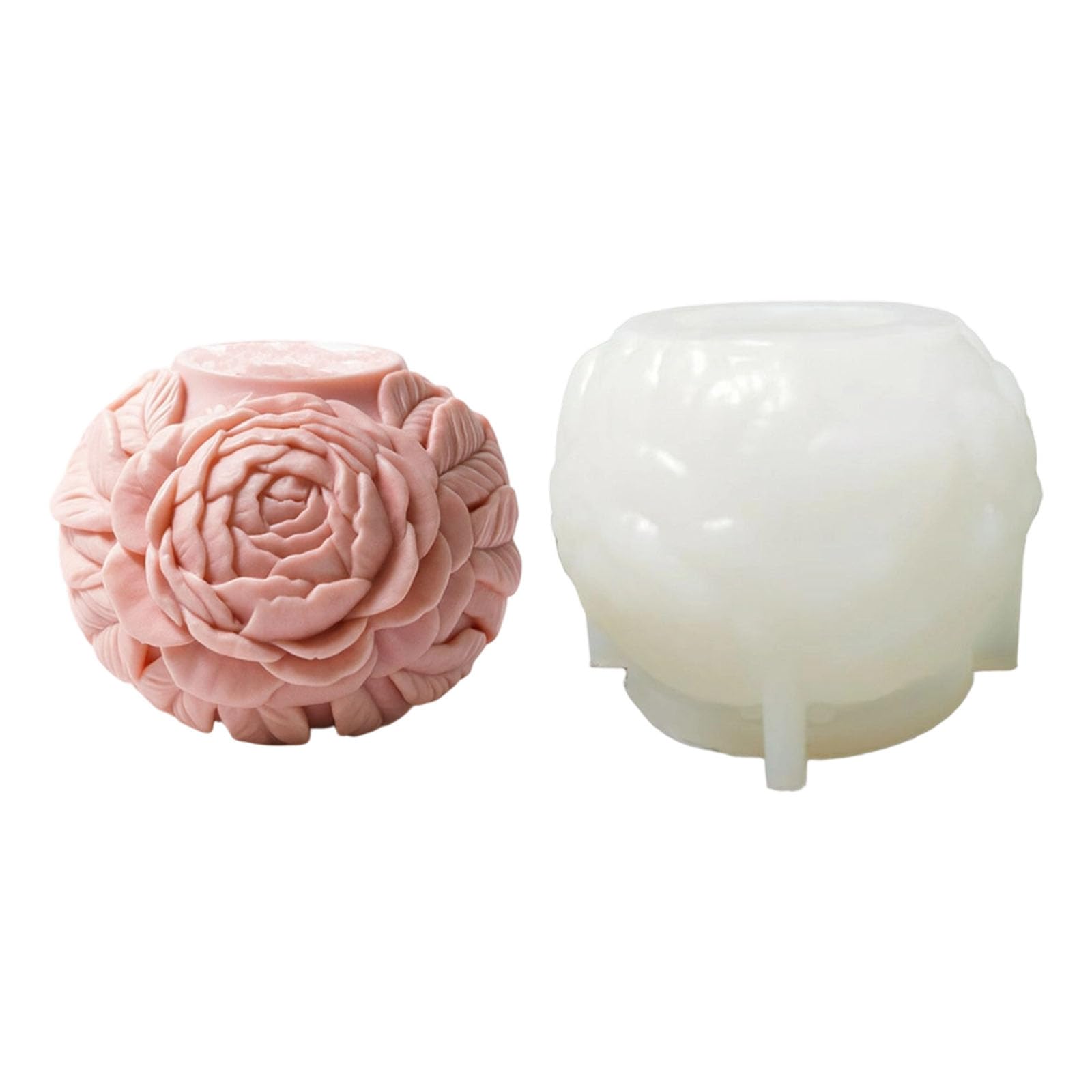 Xinsheinelry Flexible Silicone Rose Ideal for Professional Aromatherapys Candlewax Making Flower