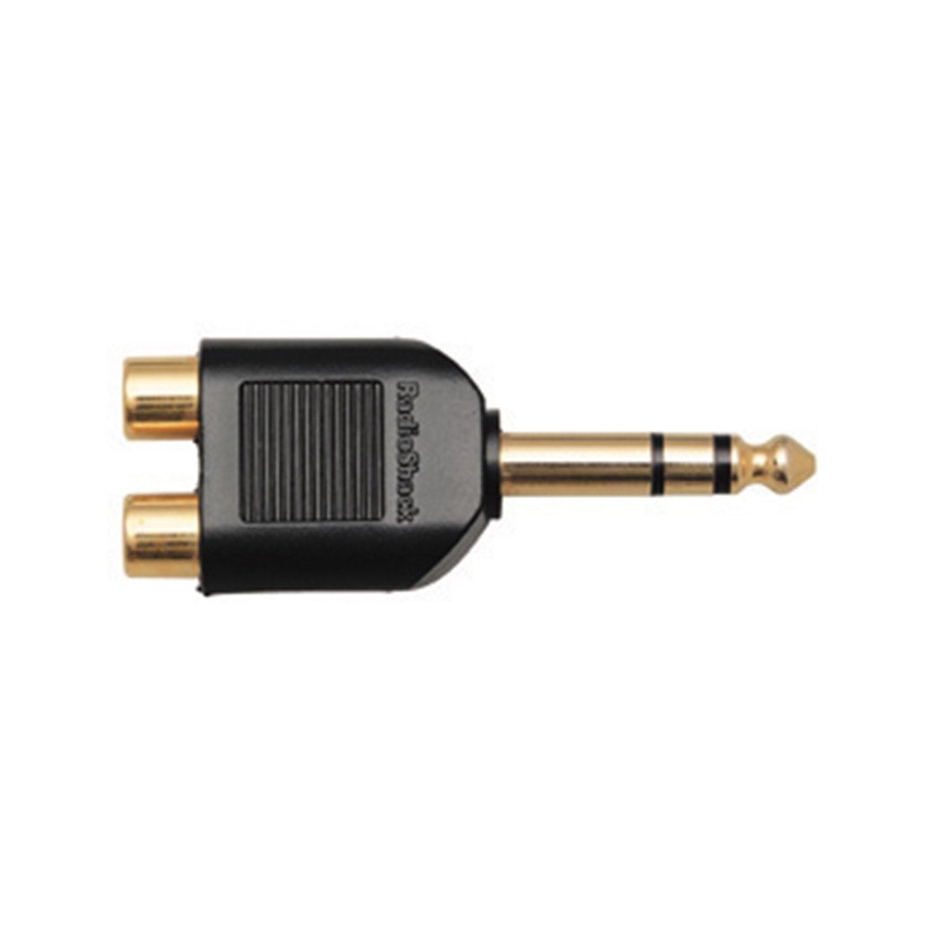 Amazon | RadioShack金メッキy-adapterステレオ電話jack-to-phono