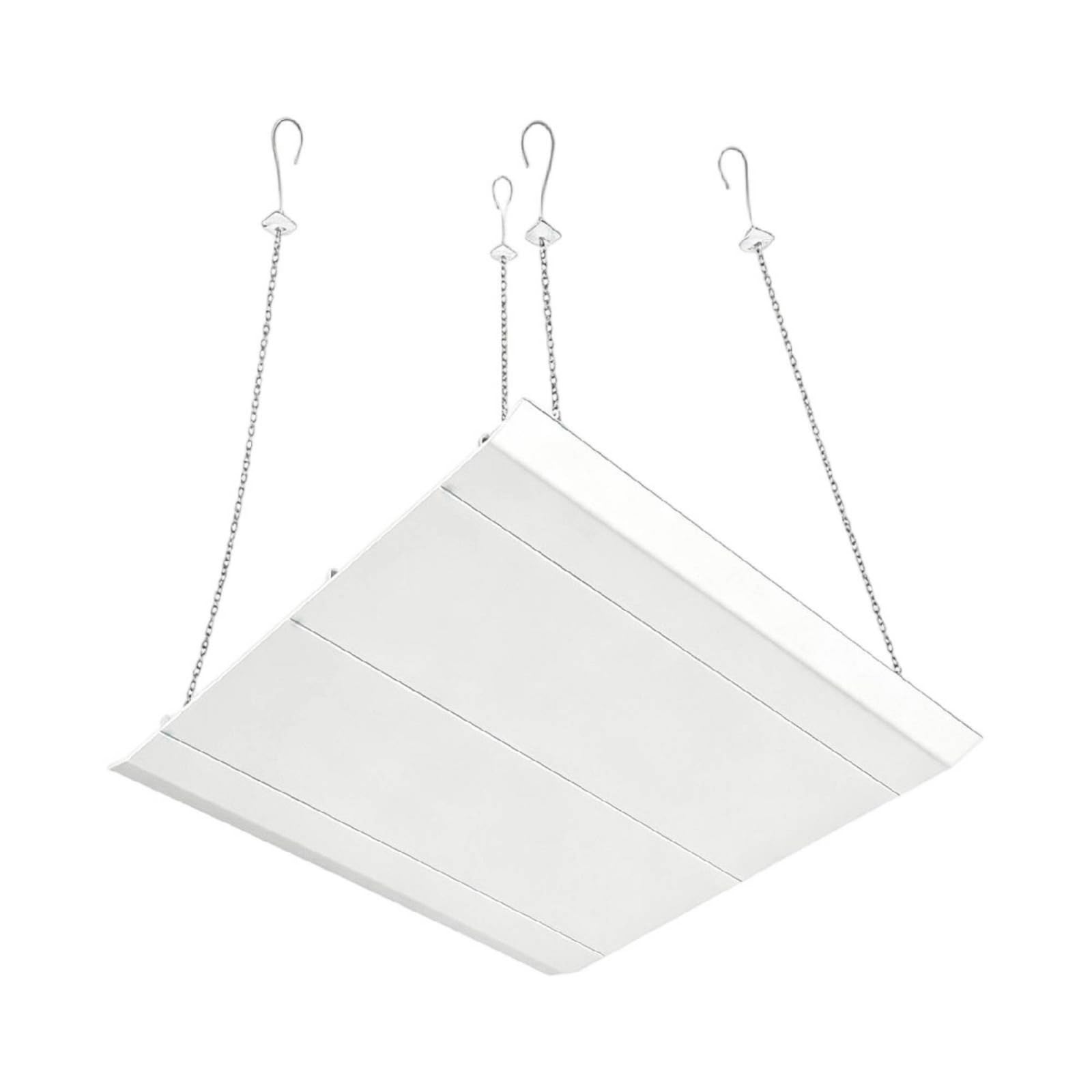Schlicht Decken-Windabweiser mit Kette, 45x45cm