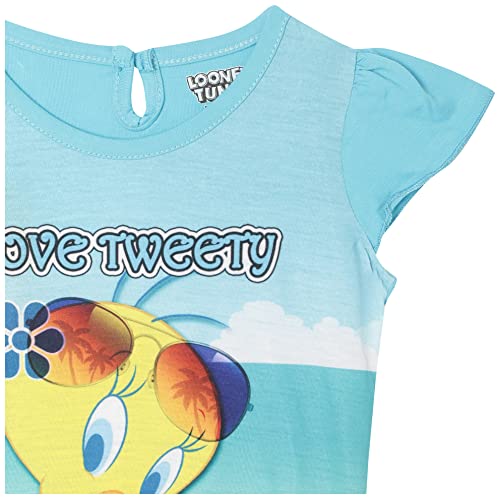 Image of Baby Cotton a-line Knee-Length Girls' Dresses & Jumpsuits (ESOS40097LTGFR T.Blue 01-02YRS 1 2 Years)