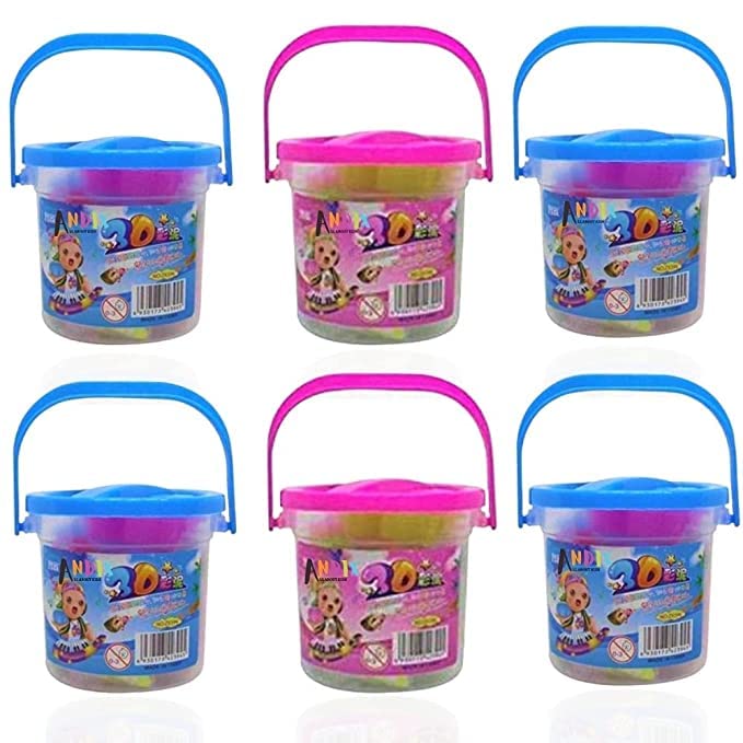 PRiViKA - Kids Bucket Clay | Dough Clay | Non Sticky Clay | Fun Play Home for Boys and Girls | Best Return Gift for Kids in Bulk | Multicolor (4) (B0BXF5B2KW) Amazon Price History, Amazon Price Tracker