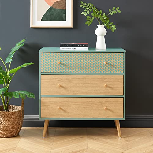 BAÏTA CAPUCINE02 Commode pour Adulte ou Enfant, Vert de Gris, L78cm