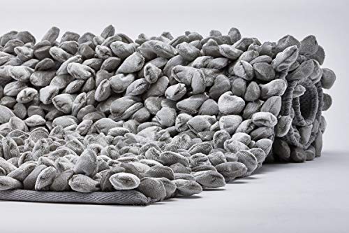 Aquanova Rocca Badteppich Badematte (70x120cm Silber grau) – Bild 4