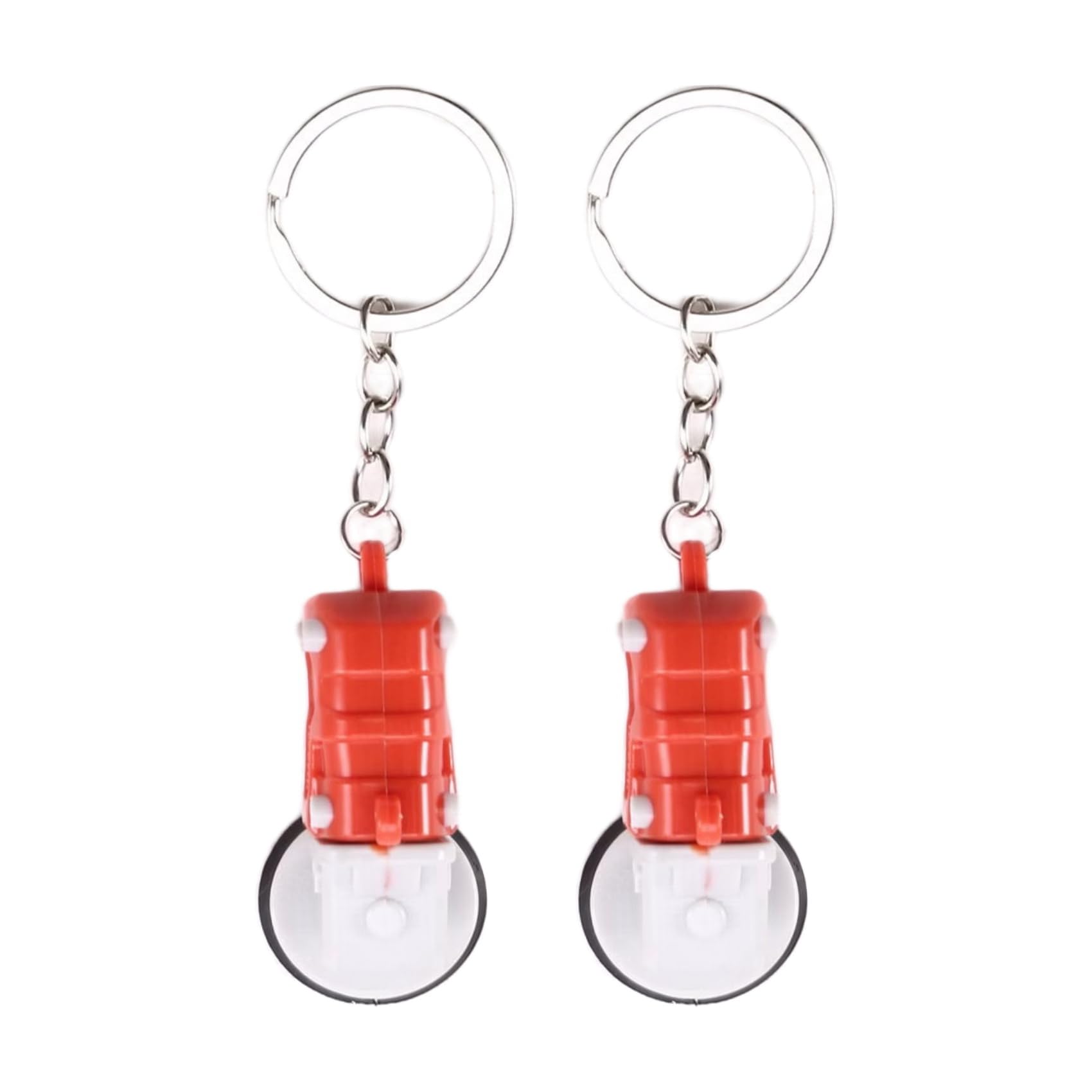 Jnchdghwa Orange Mini Grinder Keychain, Tool Enthusiast Collectible, Birthday Gift For Dad, Grinding Tool Backpack Accessories (2Pcs)