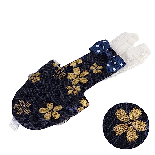 Fraldas para Pássaros de Estimação, Padrão de Flor Dourada, Fralda Ajustável para Arara, Calopsitas,