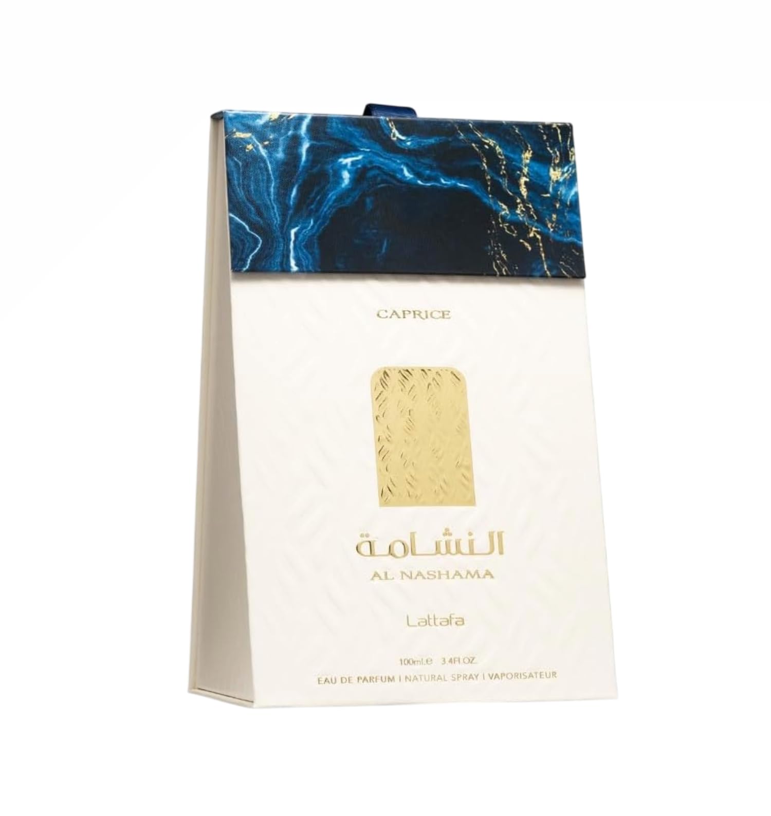 Lattafa Al Nashama Caprice Eau de Parfum 100ml, Perfume Árabe Unisex de Larga Duración, Incluye Atomizador, Fragancia Aromática con Notas de Cardamomo, Jengibre, Lavanda y Menta (Al Nashama Caprice)
