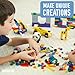 Barcaloo 1000 Piece Building Bricks Play Set, 10 Classic Colors Bulk Building Blocks, Generic Brick Building Parts, for Boys and Girls, Assorted Tub Classic Colors