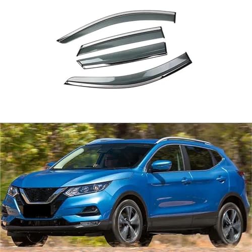 Déflecteurs de fenêtres Nissan Qashqai J11 2016-2022 pare-brise protection pluie