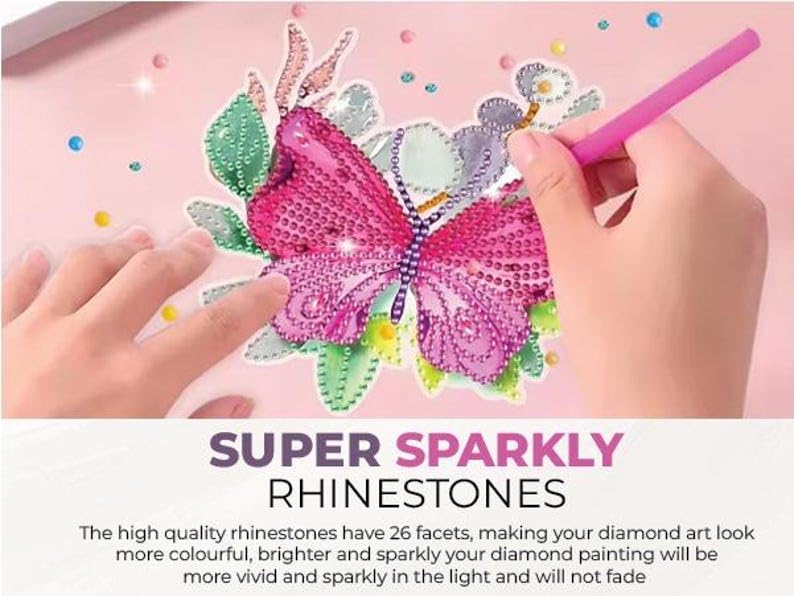 Syntego 5D DIY Diamond Painting Christmas Decoration Kit I Crystal Rhinestone Acrylic Tabletop Ornament I for Adults & Beginners I Easy to Use & Perfect for Art Lovers (Snowman and Reindeer 2) - Image 4