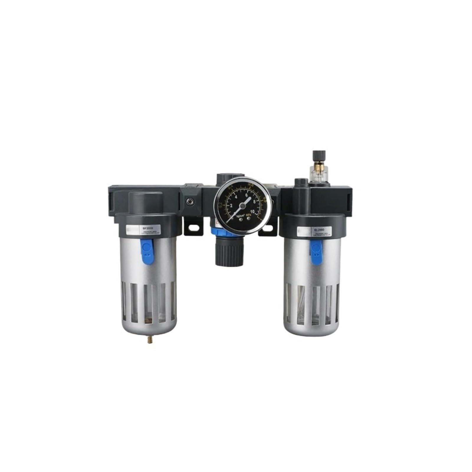 AYNRJKKX AFC2000 Pneumatic PC 8mm Air Source Treatment Device Oil-Water Separator Processor Filter Lubricator Compressor Pressure Regulator(BC3000)