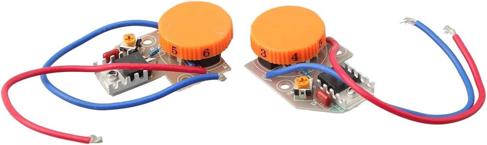 2PCS Angle Grinder Speed Controller Switch for Power Tools, 12A 250V Replacement Control Switch Compatible with Electric Polishers and Grinders