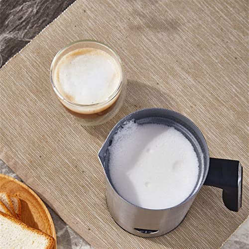 NWYJR Milchaufschäumer Elektrisch 500W 240ML Multifunktions Milchaufschäumer aus Edelstahl für Erhitzen von Milch,Heißer,Kalter Milchschaum – Bild 3