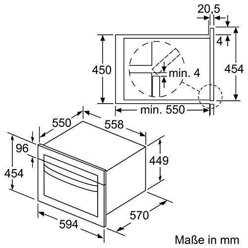 Siemens Mikrowelle mit Heißluftfunktion, edelstahl – Bild 6
