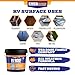 RV Roof Coating - Liquid Rubber RV Roof Sealant for Camper Roofs, Trailers, Motorhomes, and Metal Buildings - Roof Cooling White 1 Gallon