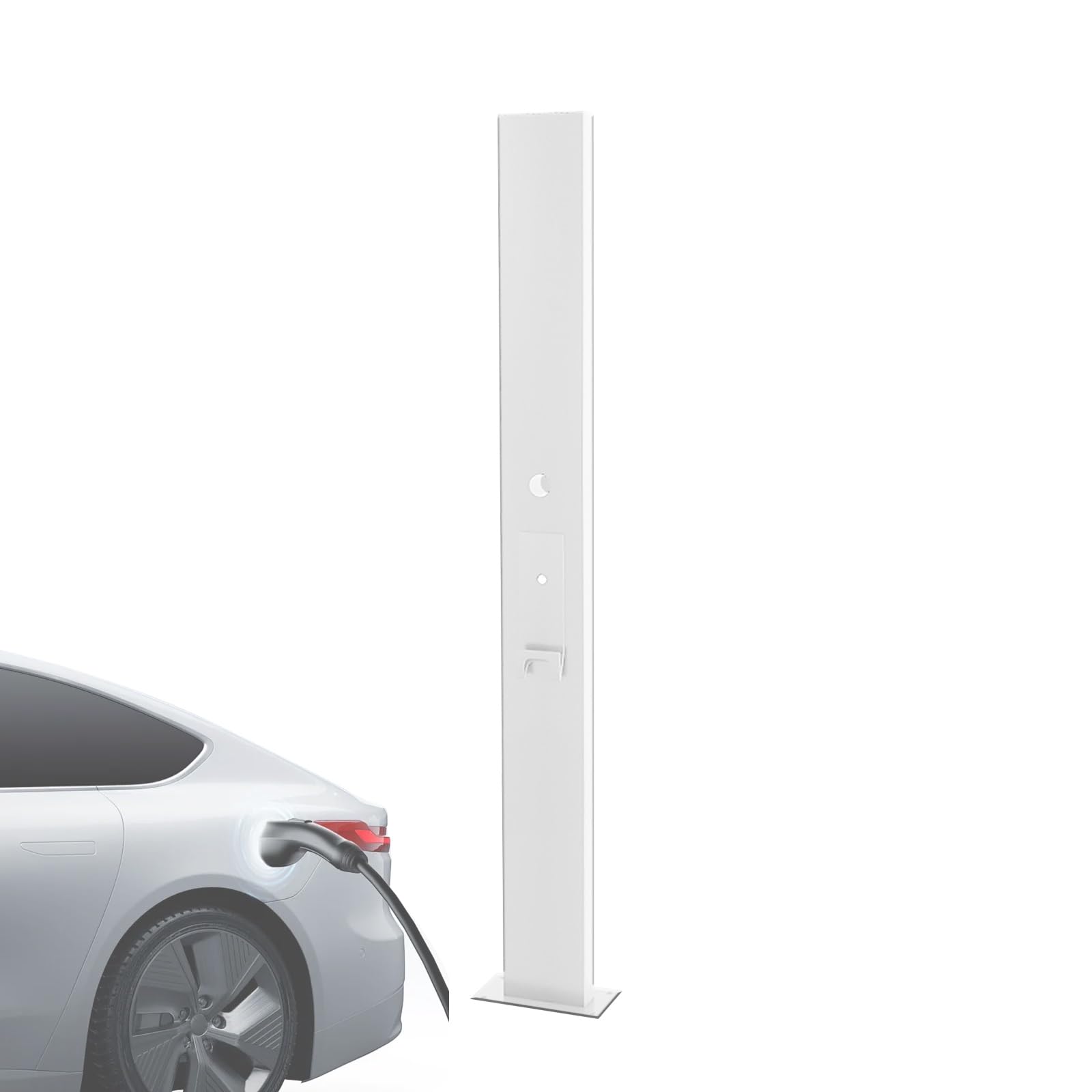 Socle de recharge pour véhicule électrique - Solution borne extérieure contre la pluie