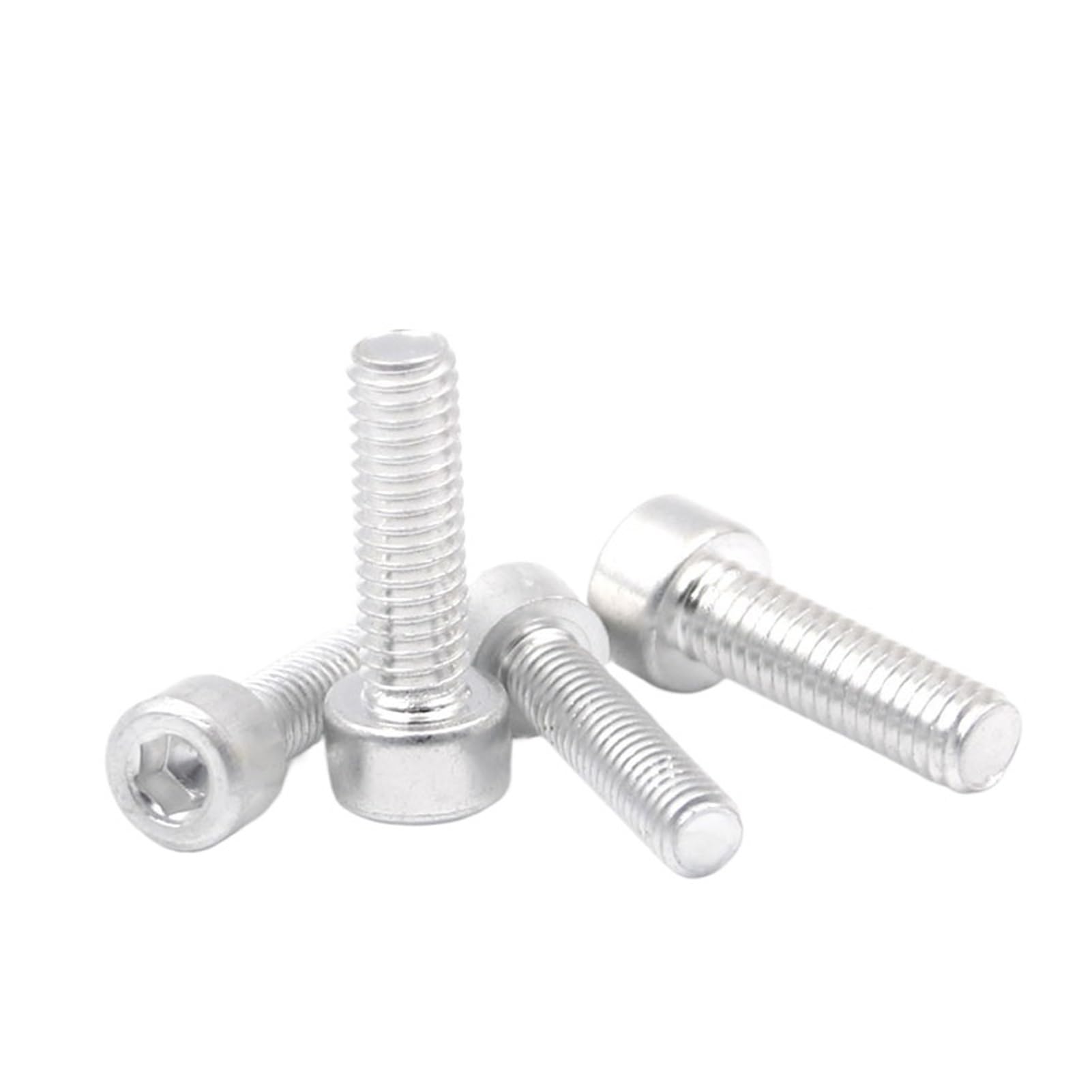 10 Stück/Set ISO7380 Aluminium-Innensechskantschrauben M3 M4 M5 M6 Aluminiumlegierung Sechskant-Innensechskant-Knopfkopfschrauben Maschinenschrauben  13