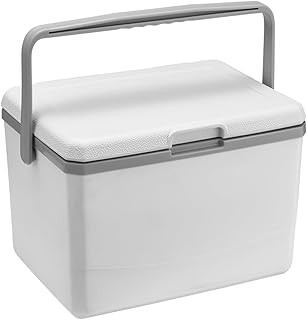 ARVALOLET Nevera de camping para coche, 5 L, con asa para barbacoa, caja aislante para conservar el calor, color azul
