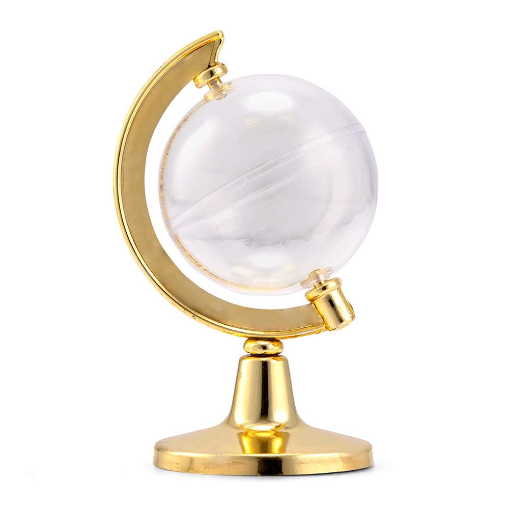 Mini Globe Party Favor - Gold (Pack of 2)